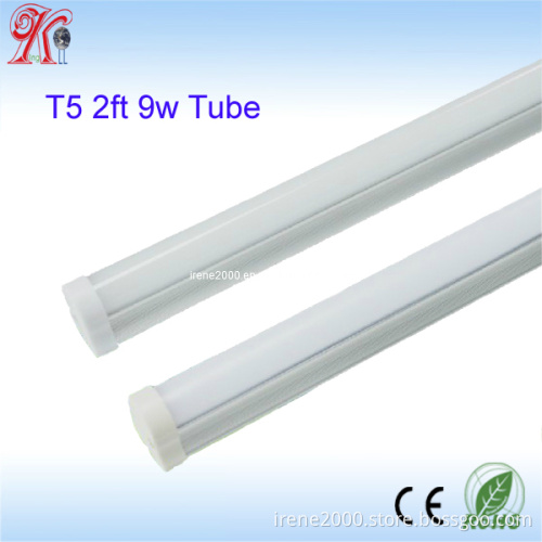 Super Brightness 2ft 600mm 9W T5 LED Tube CE, RoHS, UL, SAA Approved